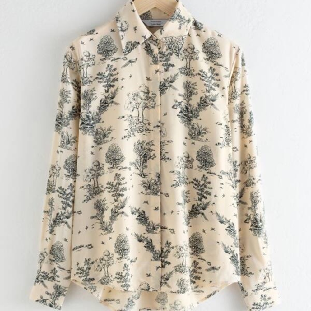 & Other Stories | Toile de Jouy Button Up Shirt